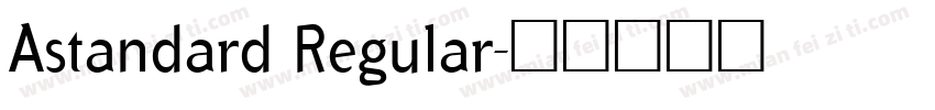 Astandard Regular字体转换